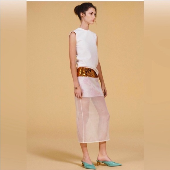 NWT ZARA GOLD SEQUIN ORGANZA
SKIRT size M
🚨FIRM PRICE NO DISCOUNT - Picture 14 of 15